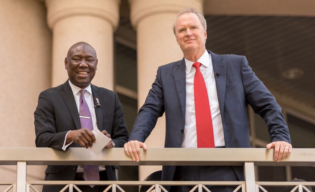 Ben Crump and Bob Hilliard Balcony Picture