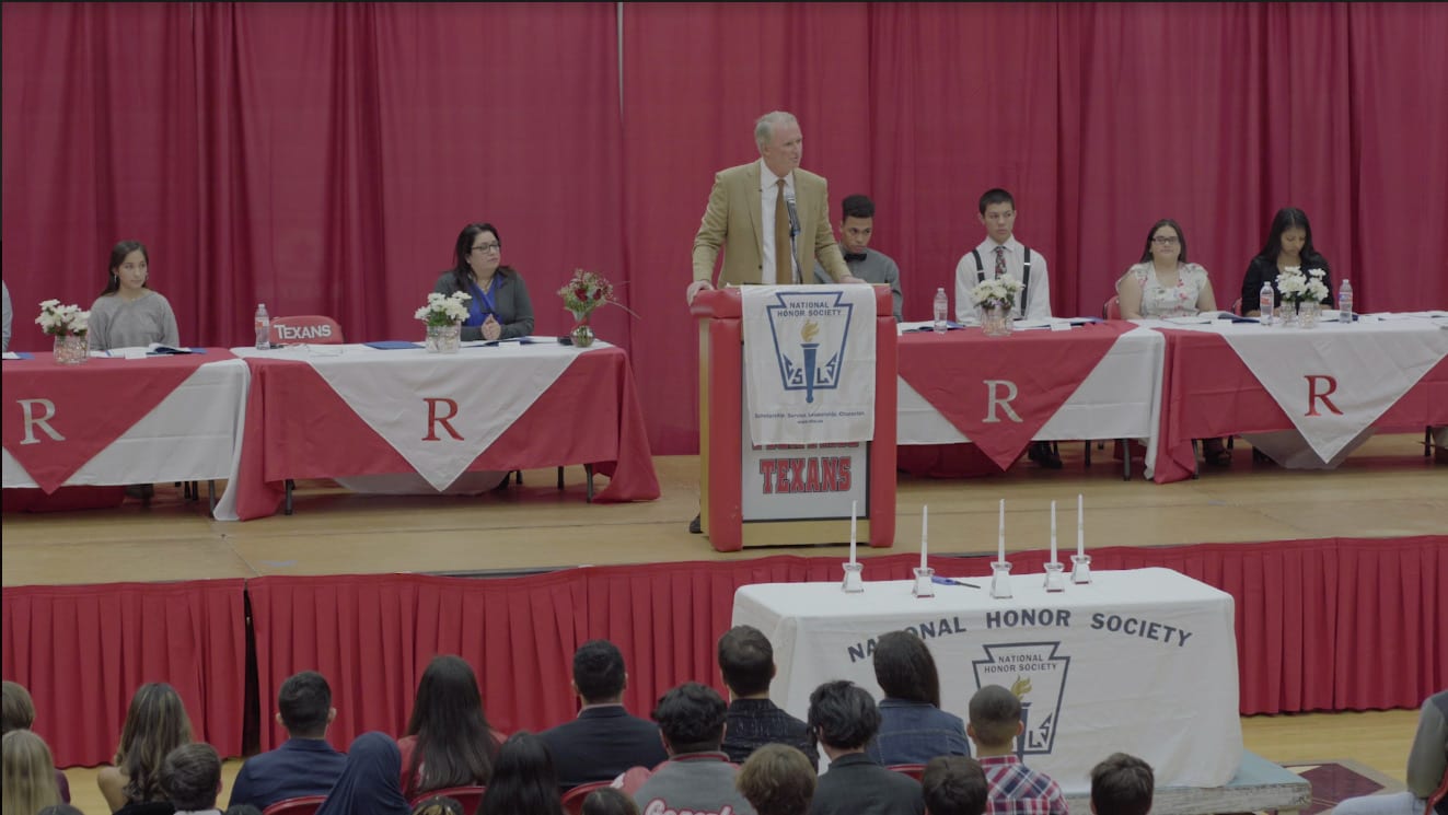 Bob hilliard giving speech