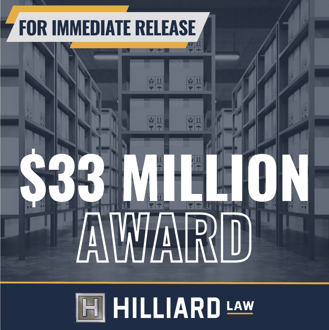 $33 MILLION AWARDED TO INDEPENDENT CONTRACTORS WHO WERE SHOT WHILE MAKING  DELIVERIES FOR GLOBAL E-COMMERCE LEADER
