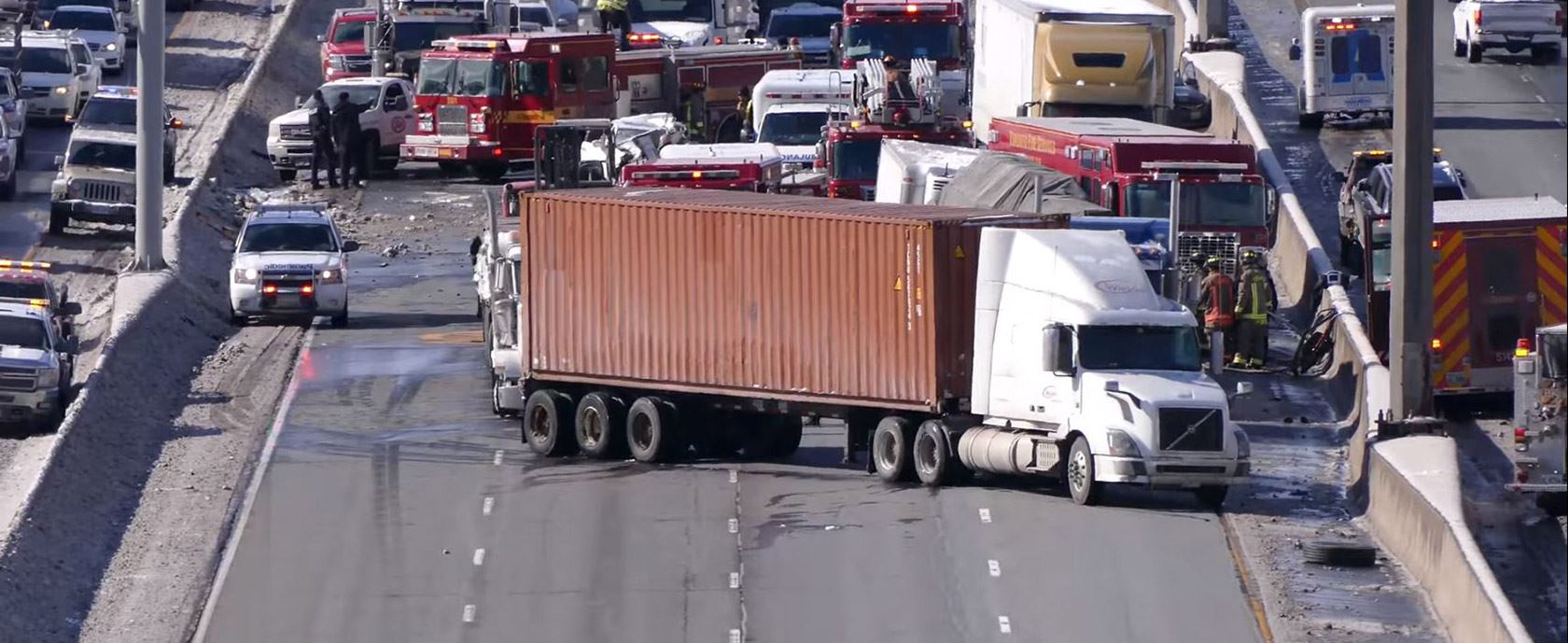 large truck accident